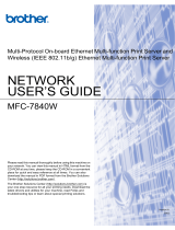 Brother BRT-MFC-7840W - NETWORK READY User manual