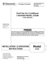 Dometic CARAVAN B3200 User manual