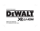 DeWalt DCG422-XE User manual