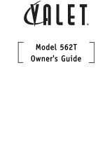 Valet 562T Owner's manual