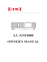 Eiki LC-XNP4000 User manual