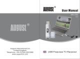 August DVB-T205 V3.0 User manual