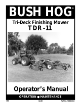 Bush Hog TD Tri-Deck Finishing Mowers User manual