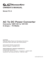 Schumacher PC-6PC-6 Owner's manual