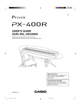 Casio PX-400R User manual