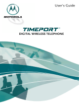 Motorola Timeport Phone User manual