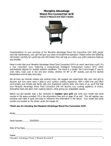 Memphis Wood Fire Convection Grill Owner's manual