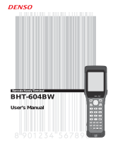 Denso BHT-604BW User manual