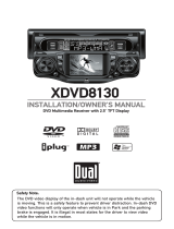 Dual Electronics Corporation DBXDVD8130 User manual