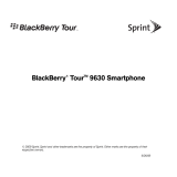 Blackberry 9630 User manual