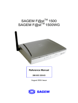 Sagem F@st 1500/1500-WG User manual