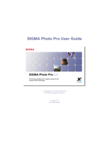 Sigma PHOTO PRO - VERSION 3.3 User manual