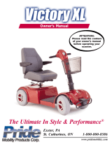 Pride Mobility Victory XL User manual