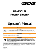 Echo R-230L User manual