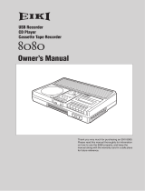 Eiki 8080 User manual
