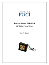 Digital Foci Pocket Album OLED 1.5 User manual