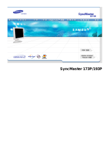 Samsung 193P User manual