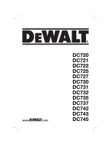DeWalt DC722C2 User manual