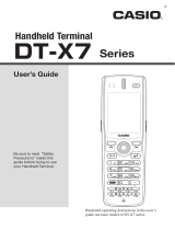 Casio DT-X7 Series User manual