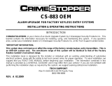Crimestopper Security Products CS-883 OEM User manual
