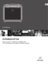 Behringer BT108 User manual