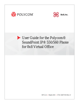 Comm Partners connect Polycom 550 User manual