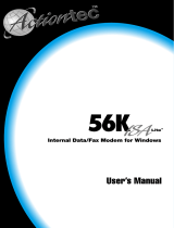 ActionTec 56K ISA Lite User manual