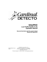 Detecto SlimPRO Operating instructions