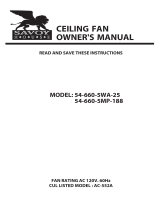 Savoy 54-274-5WH-WH Owner's manual