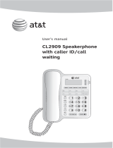 AT&T CL2909 User manual