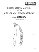 Citizen Systems CTD 504 User manual