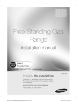 Samsung Free-Standing Gas Range Installation guide