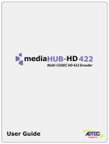 Adtech mediaHUB-HD 422 User manual