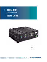 Quanmax KUBE-8020 User manual