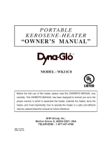 Dyna-Glo WK11C8 Owner's manual