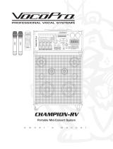 VocoPro CHAMPION-RV Owner's manual