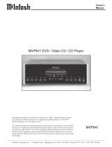 McIntosh MVP841 User manual