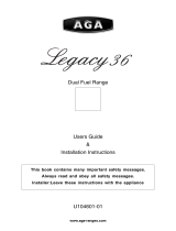 AGA Legacy 36 U104601-01 User manual