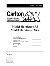 Carlton Hurricane TRX Owner's manual