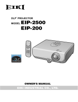 Eiki EIP-2500 User manual