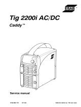 ESAB Tig 2200i AC/DC Caddy™ User manual