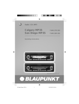 Blaupunkt CALGARY MP35 User manual