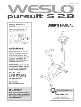 Weslo Pursuit 200 User manual