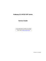 Gateway EC18T User manual