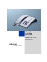 Siemens optiPoint 500 entry Owner's manual