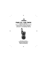 BRONDI PMR FX-100 TWIN Owner's manual