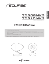Eclipse TD508MK3 Owner's manual