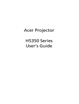 Acer H5350 User manual
