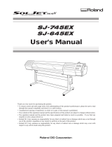 Roland SJ-645EX User manual