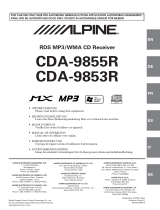 Alpine CDA-9855 User manual